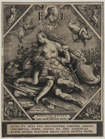 TvB G 0567
<br/>
Mars in de schoot van Venus
<br/>
<em>Collaert, Joan (Hans) (1540 - 1620)</em>